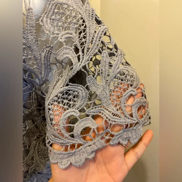 She + Sky Lace Mini Dress - Picture 2 of 4